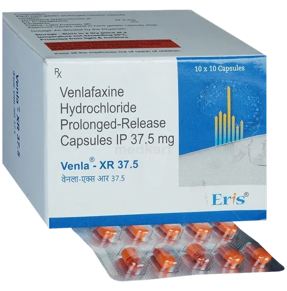 venla xr 37.5mg tablet 10's